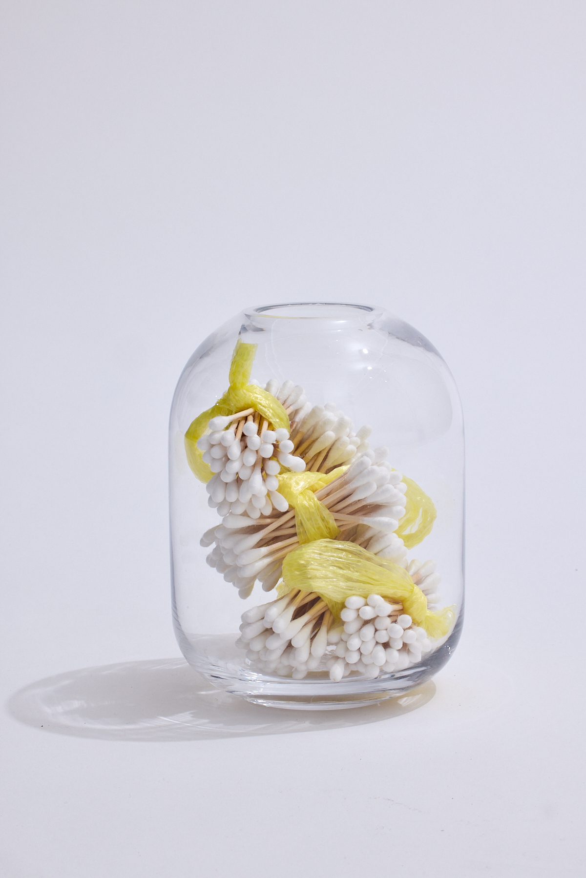 Anima-in anima installation by oneg - glass and mixed media exploring body exterior and interior